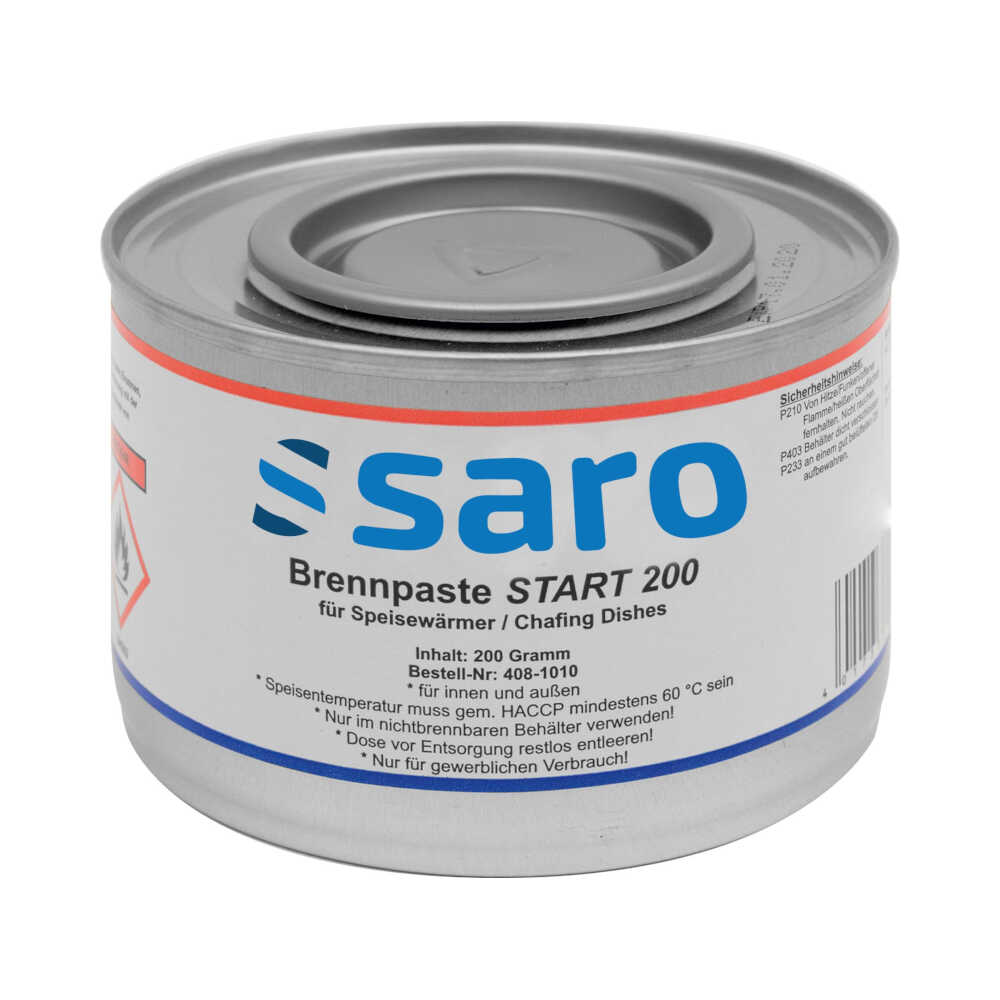 Saro Brennpaste START 200, 200-Gramm-Dose, VPE 24 Dosen 
