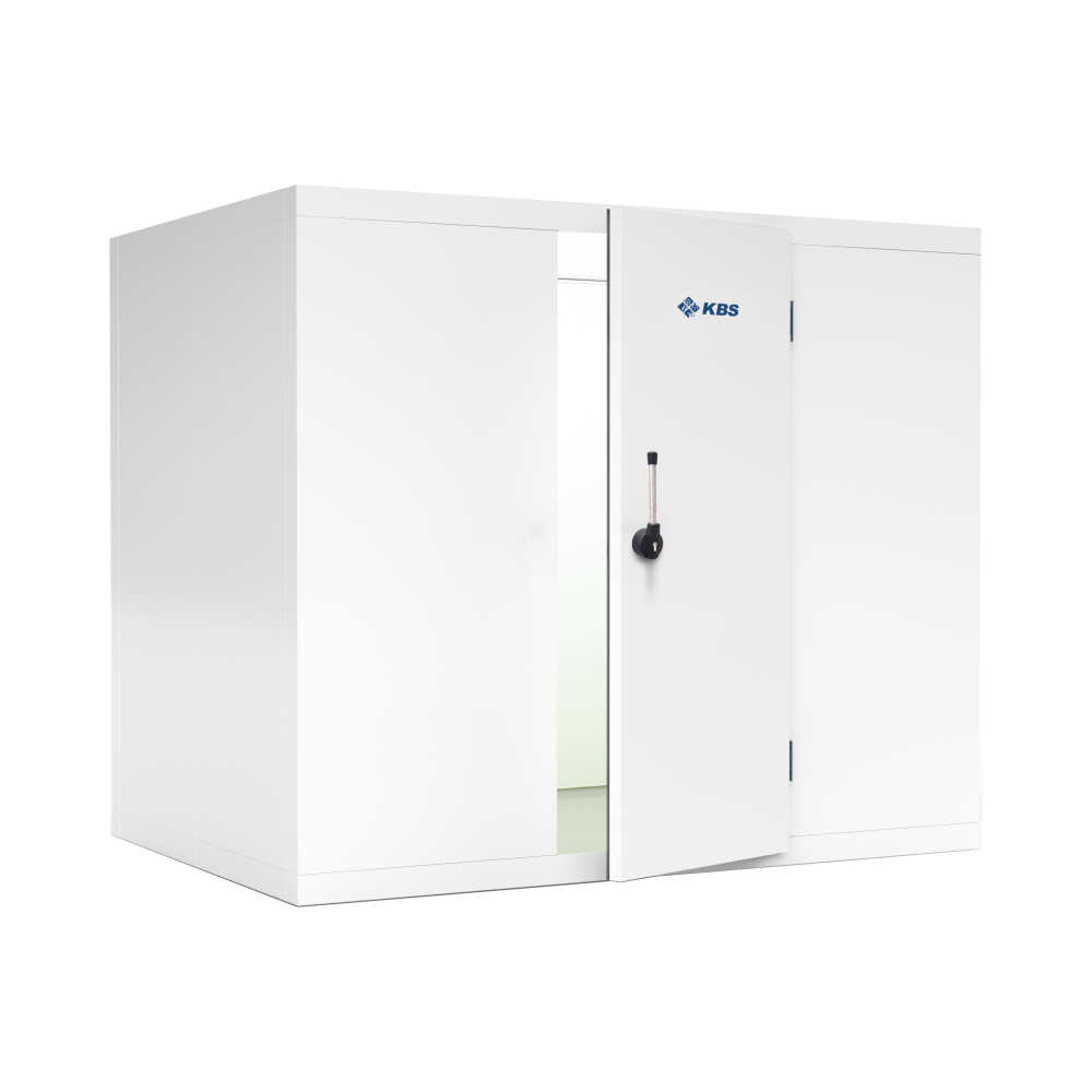 KBS Tiefkühlzelle EVO160, Wandstärke 160 mm, mit/ohne Kühlaggregat und Regal, Zellengröße wählbar