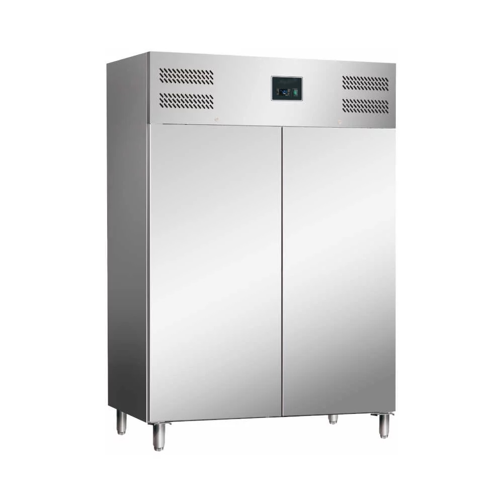 Saro Edelstahlkühlschrank EGN 1400 TN Umluft, 2/1GN, -2/+8°C, 740 x 830 x 2000mm