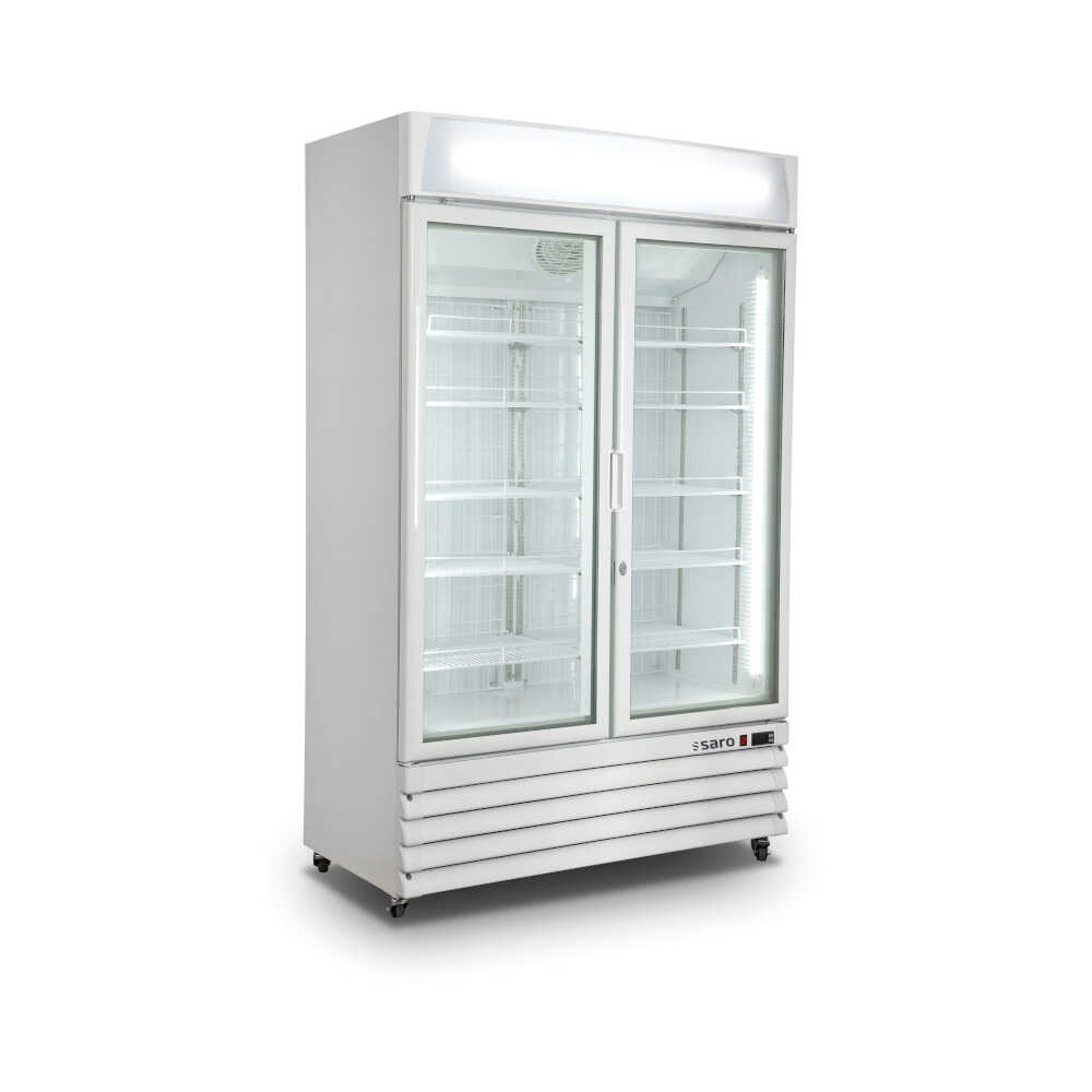 Saro Tiefkühlschrank mit 2 Glastüren D 800, 800 Liter, -18°C, 1220 x 693 x 2008mm