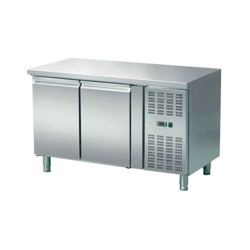 Skyrainbow Tiefkühltisch mit 2 Türen GN1/1, Umluftkühlung, 1360 x 700mm