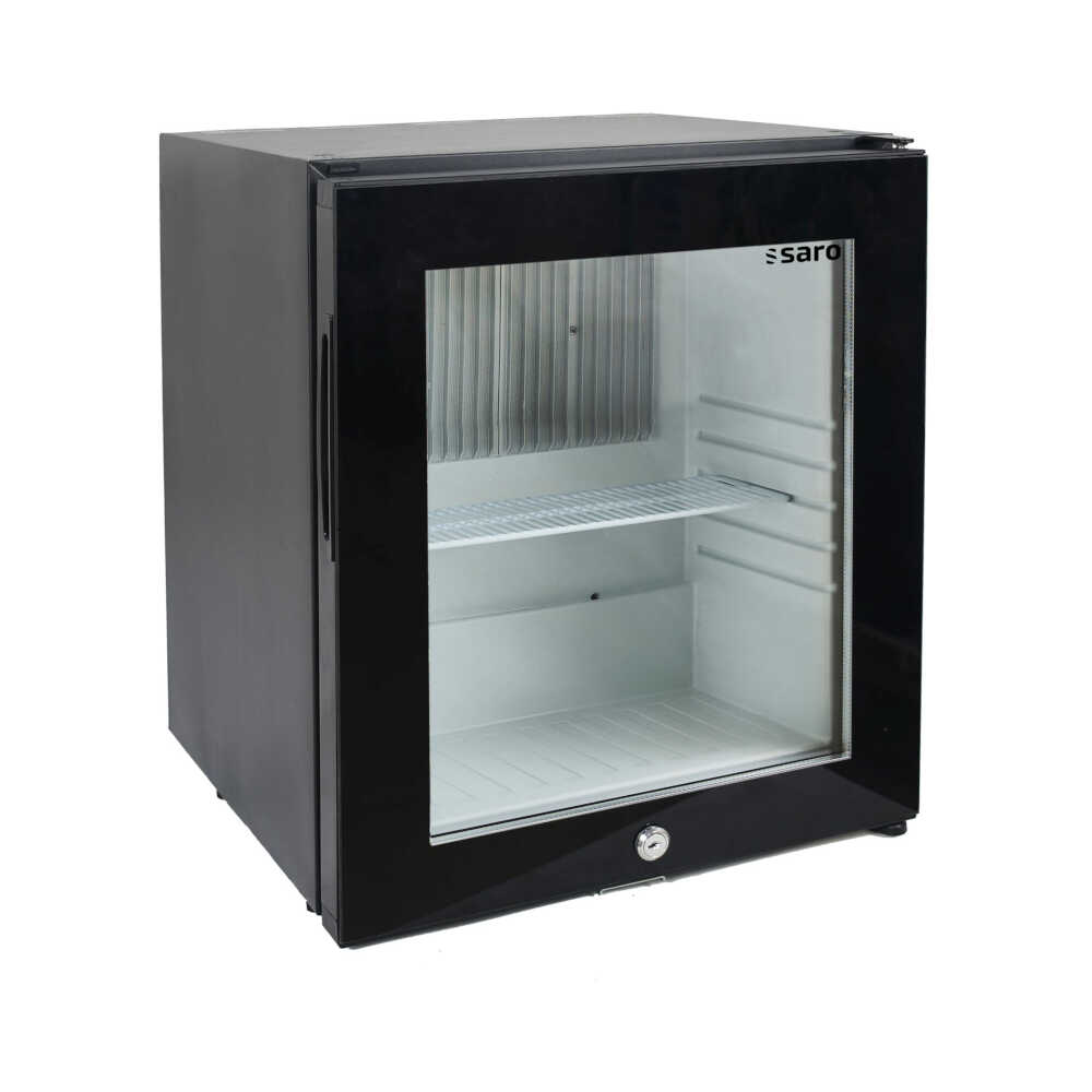 Saro Minibar Kühlschrank mit Glastür MB 30G, 28 Liter, +5/+14°C, 402 x 428 x 500mm