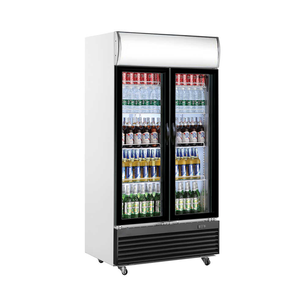 Saro Getränkekühlschrank mit 2 Glastüren und Display GTK 800, 800 Liter, 0/+10°C, 1000 x 730 x 2036mm