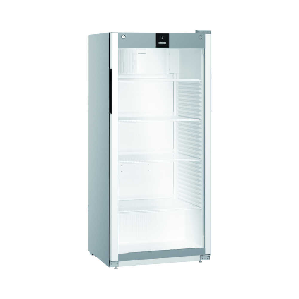 Liebherr Flaschenkühlschrank MRFvd 5511 mit Glastür und Umluftkühlung, silberoptik, 569 Liter