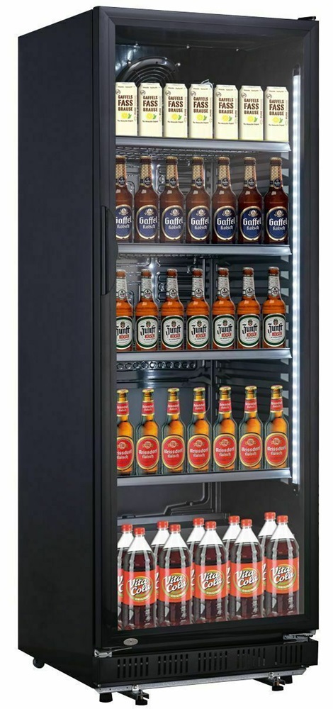 Getränkekühlschrank schwarz 360BB - mit 360 Litern Volumen
