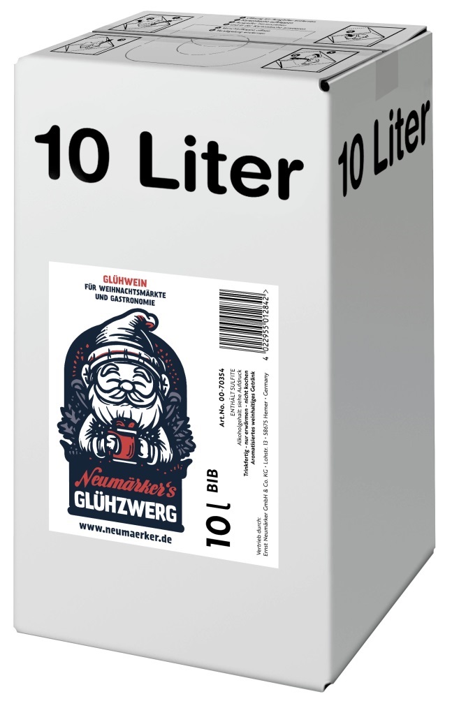 Glühwein Bag-in-Box Neumärker's Glühzwerg – 10 Liter Box