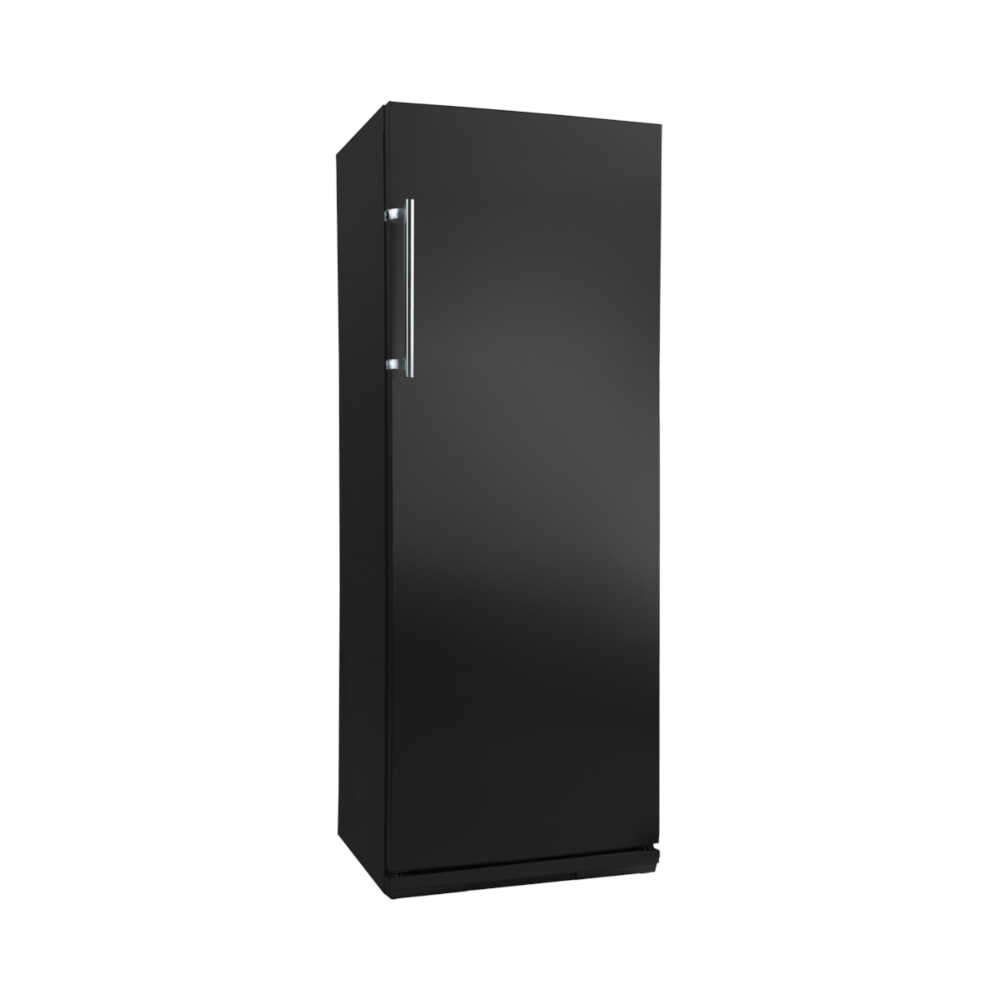 KBS Tiefkühlschrank mit Volltür TK 311 schwarz, stille Kühlung, 232 Liter