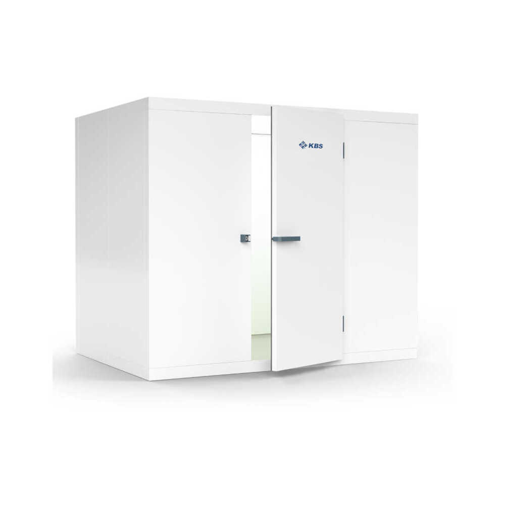 KBS Kühlzelle EVO80, Wandstärke 80 mm, mit/ohne Kühlaggregat und Regal, Zellengröße wählbar